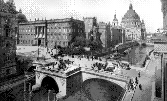 Die Rathausbrücke bis 1945